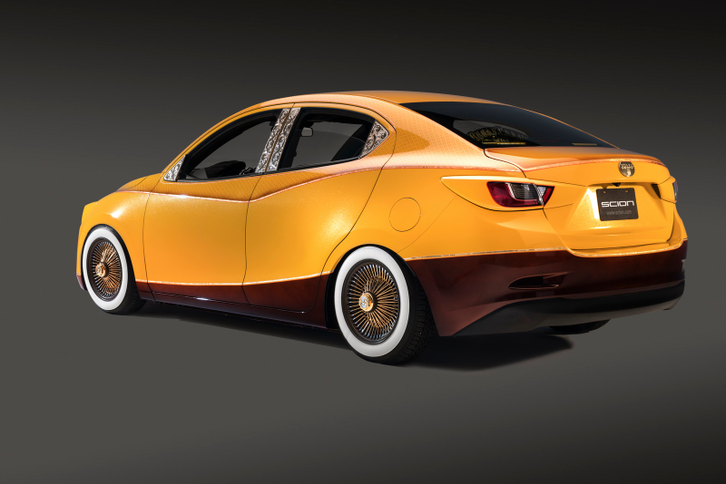 Illustration for article titled Scion Just Won SEMA Forever With This Ridiculous Lowrider